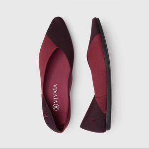 Vivaia Bordeaux Red Flats